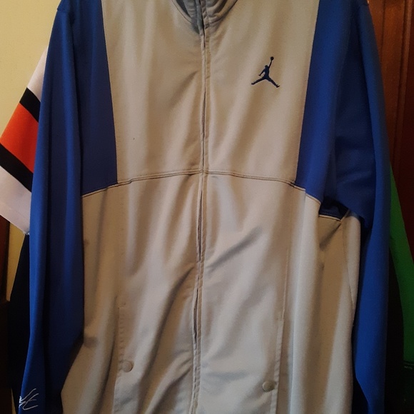 Air Jordan Flight jacket..Military Blue J4's - Picture 3 of 3